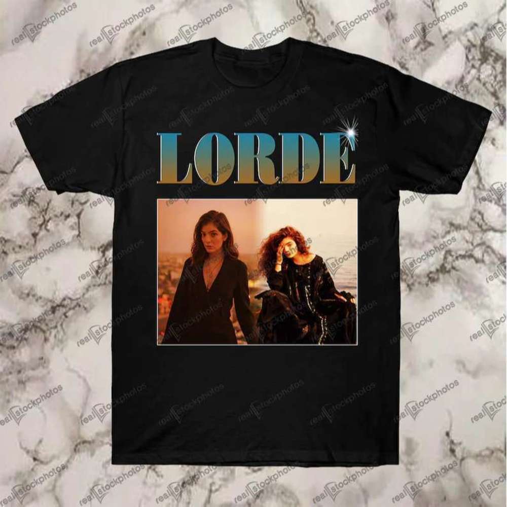 Lorde Singer Concert Graphic Tee Unisex T-shirt